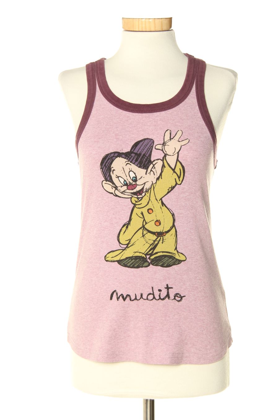 Camiseta sin mangas de PERCENTIL de la talla S, de color morado