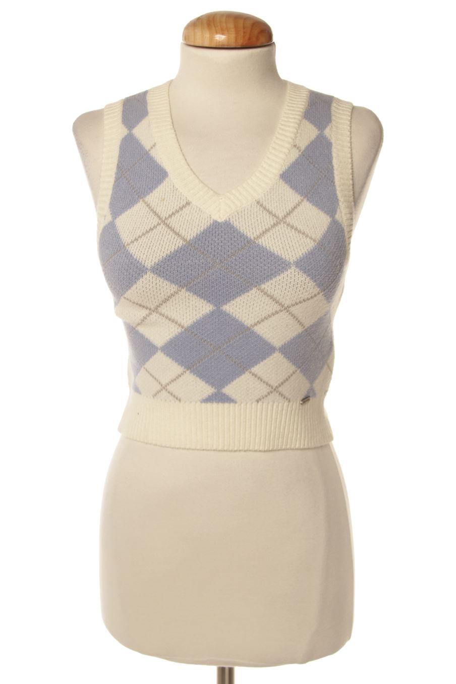 Aufwändiges Top von Hollister Größe XS, Farbe Aufdruck, für