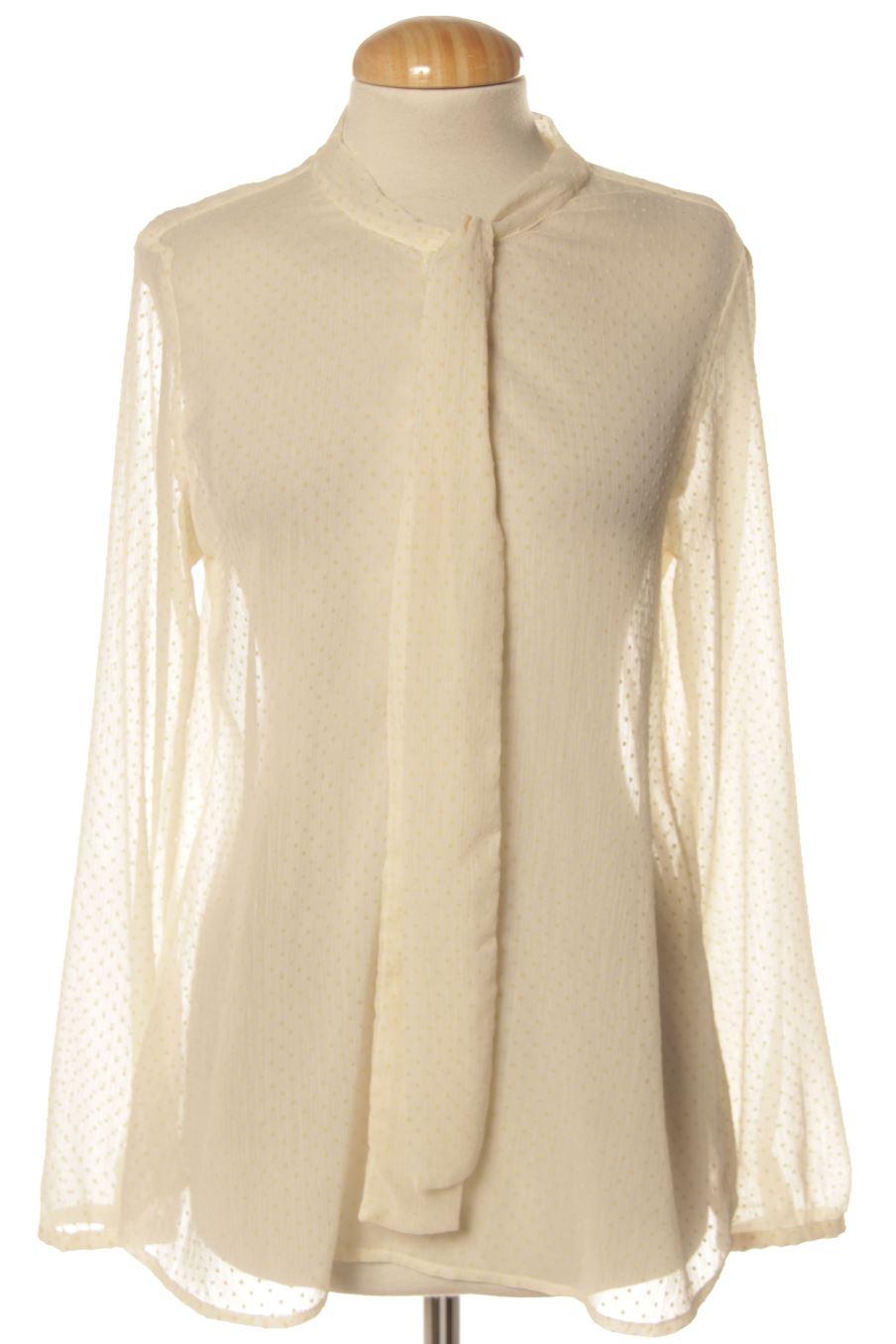 Blouse à manches longues Zara de la taille M, de couleur jaune