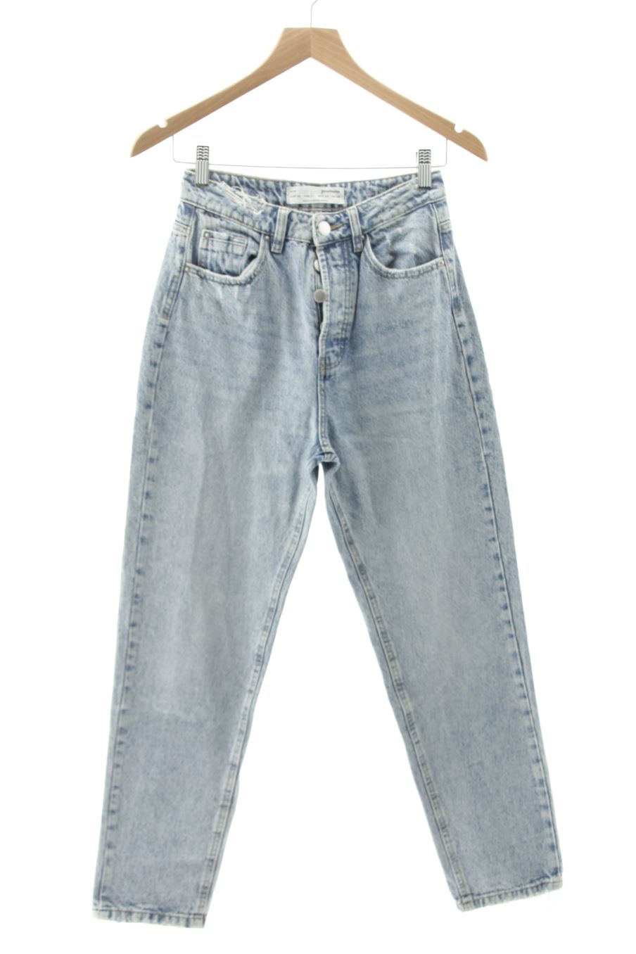 Jeans Stradivarius de la taille 36, de couleur bleu de denim