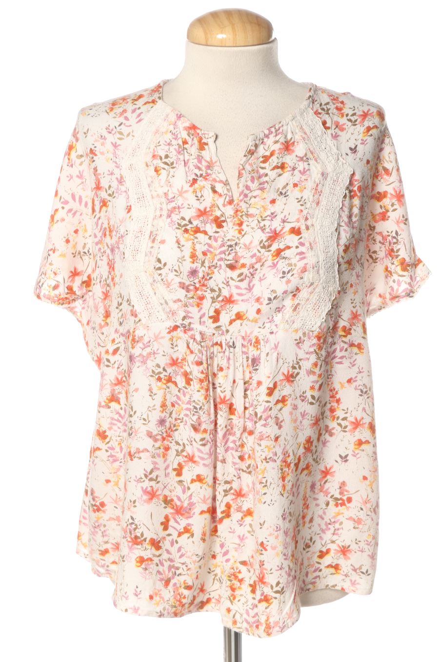 Kurzärmelige Bluse von Trucco Größe M, Farbe Aufdruck, für
