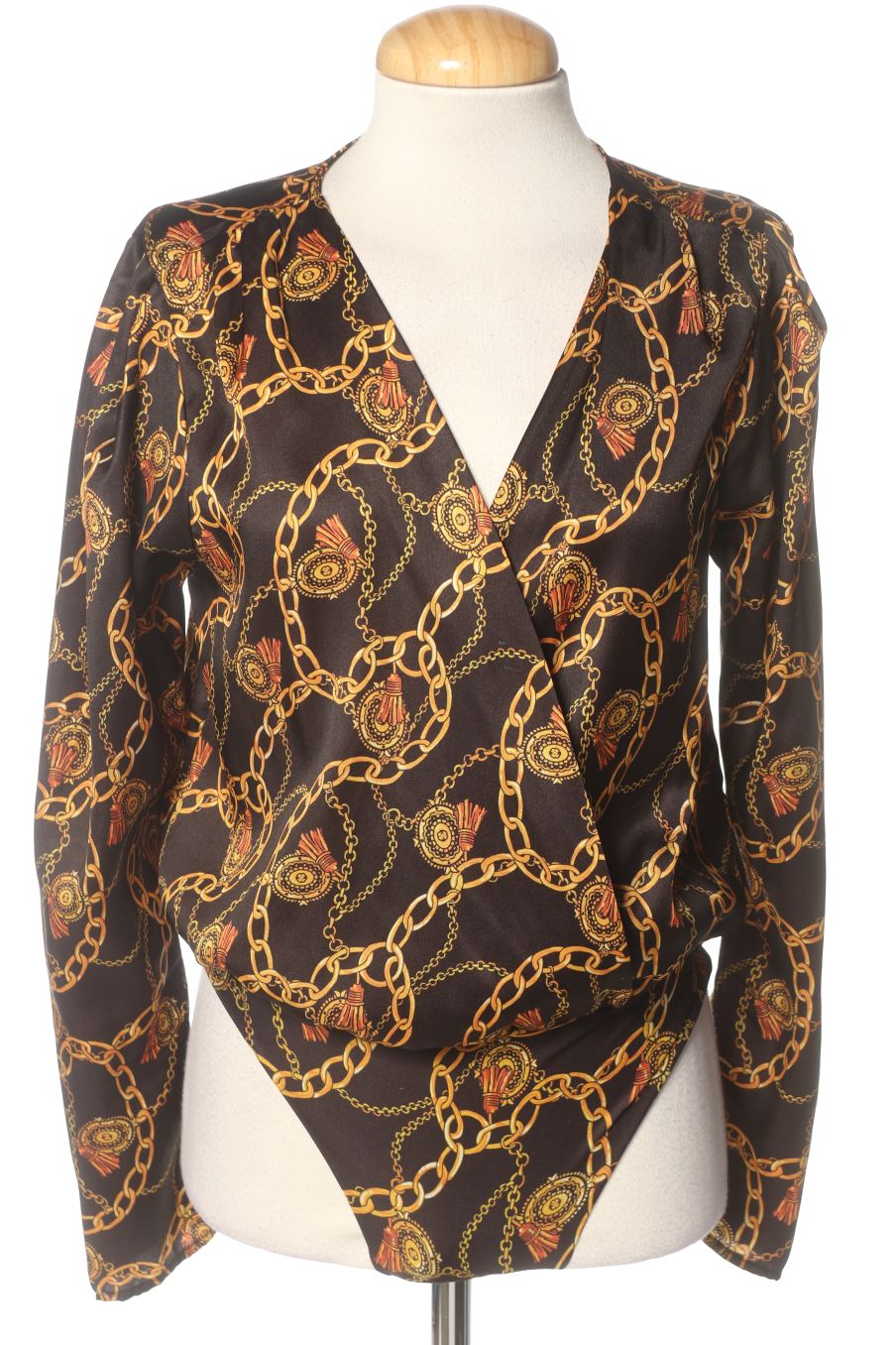 Body de Zara de la talla S, de color estampado