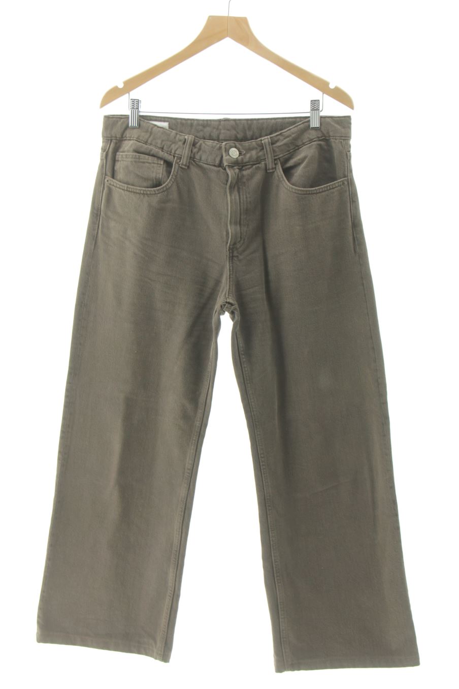 Jeans Zara de la taille 40, de couleur marron de denim