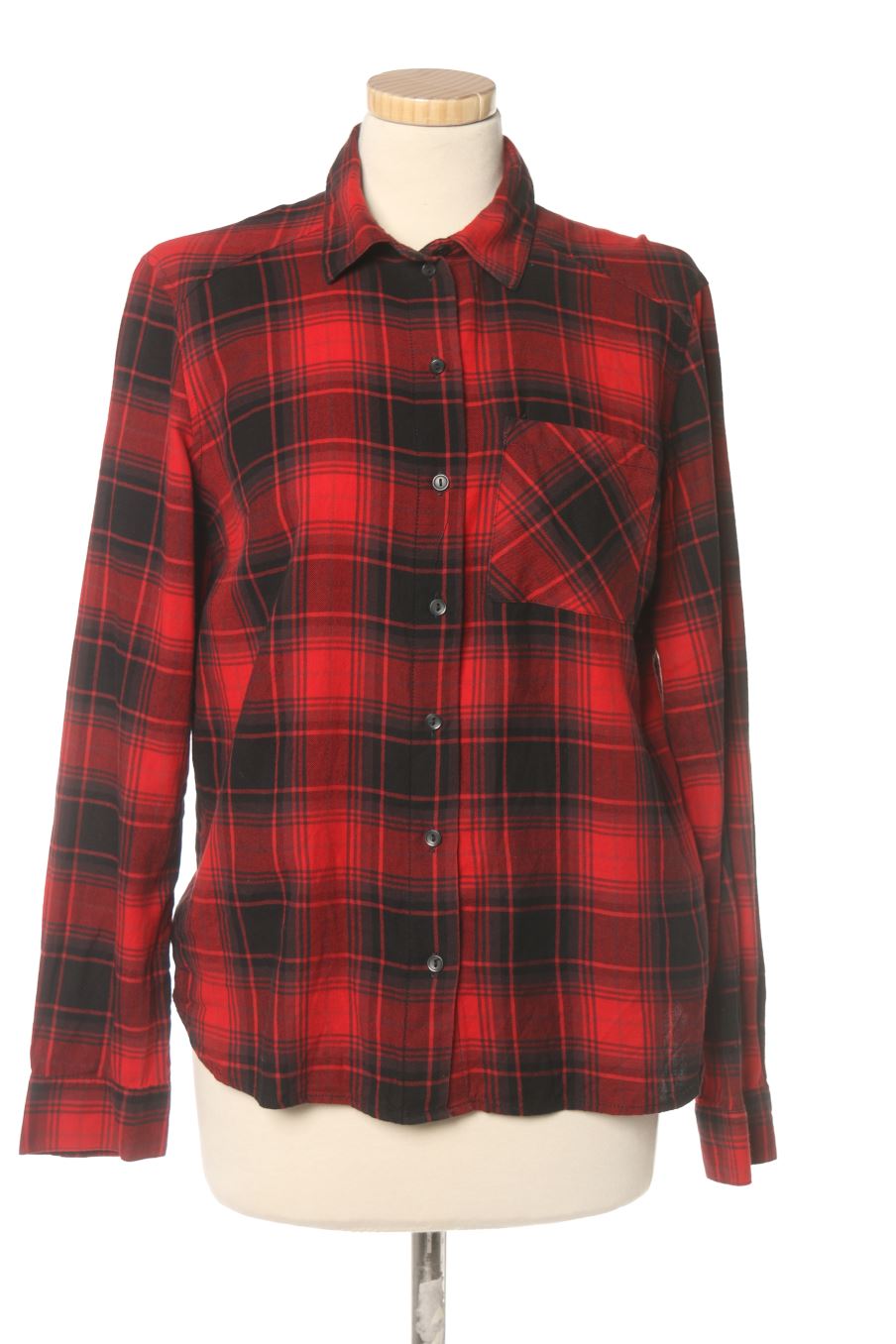 Camisa de H&M de la talla XS, de color cuadros
