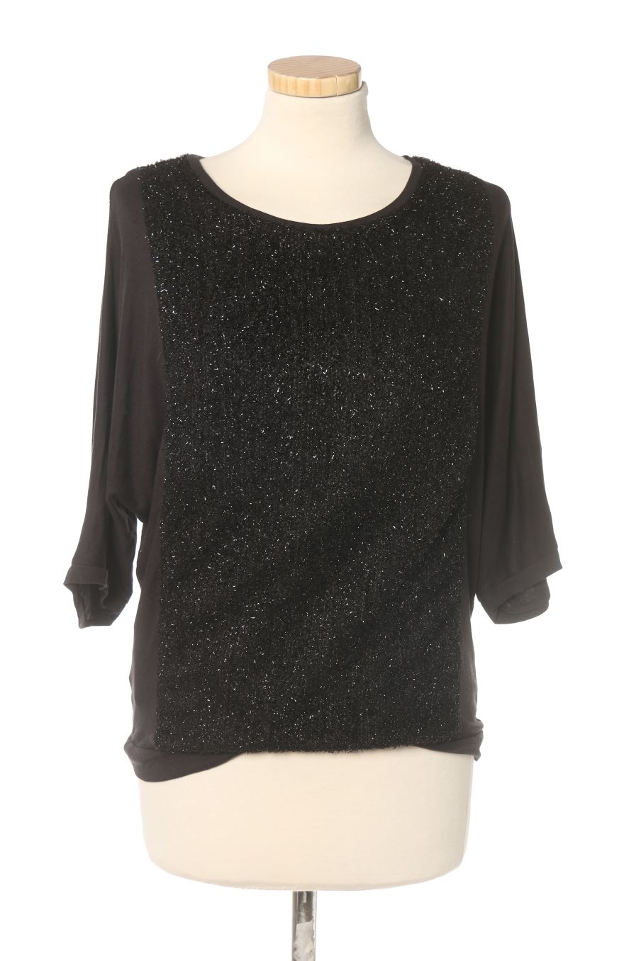 Blouse à manches longues Promod de la taille S, de couleur noir