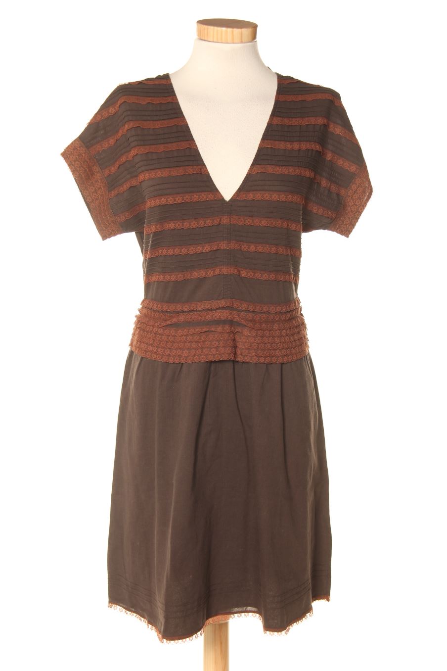 Robe casual Paul & Joe Sister de la taille 40, de couleur marron