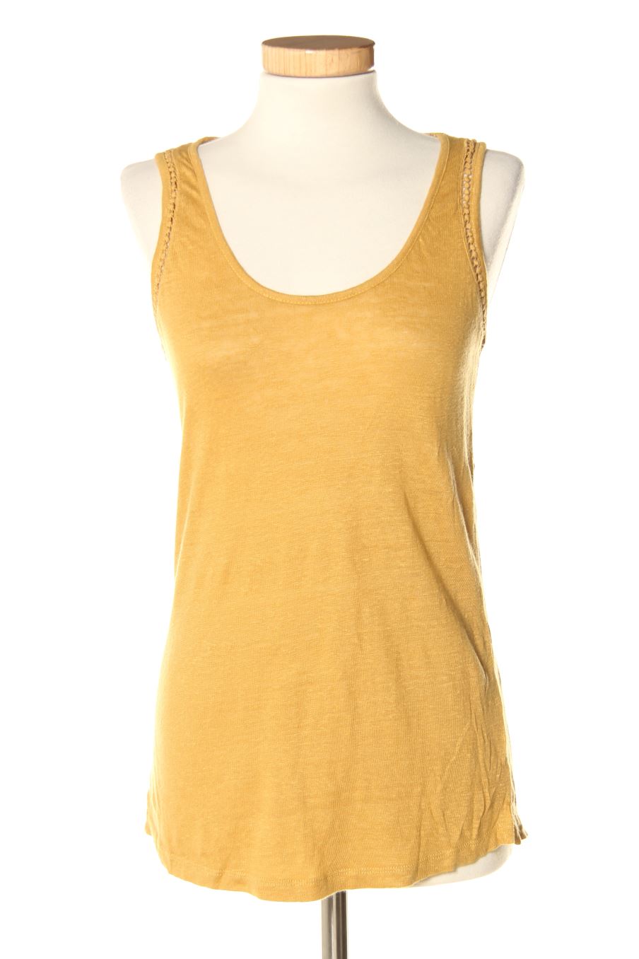 Top Etam de la taille S, de couleur moutarde
