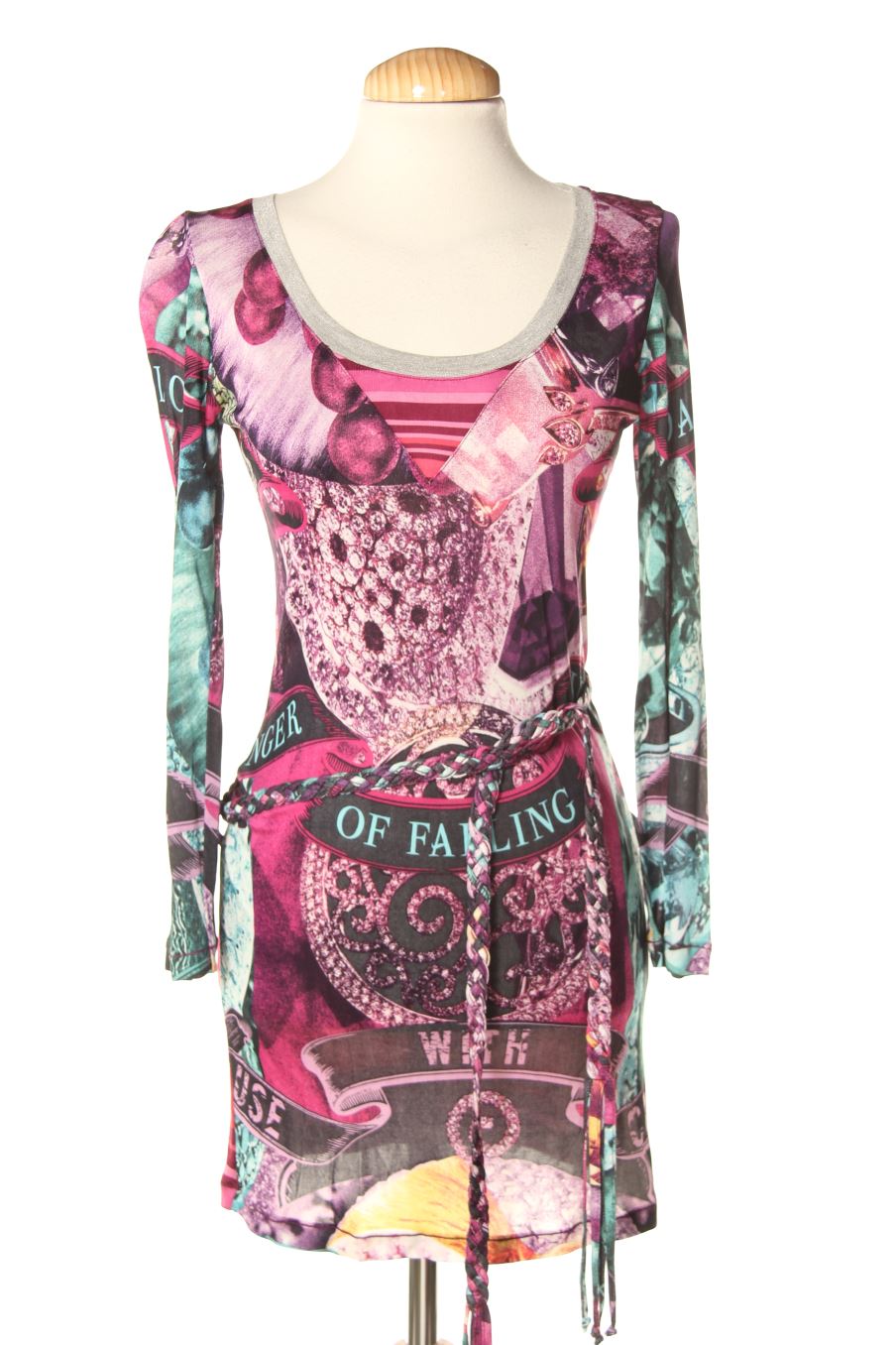 Camiseta manga larga de Custo Barcelona de la talla M, de color estampado