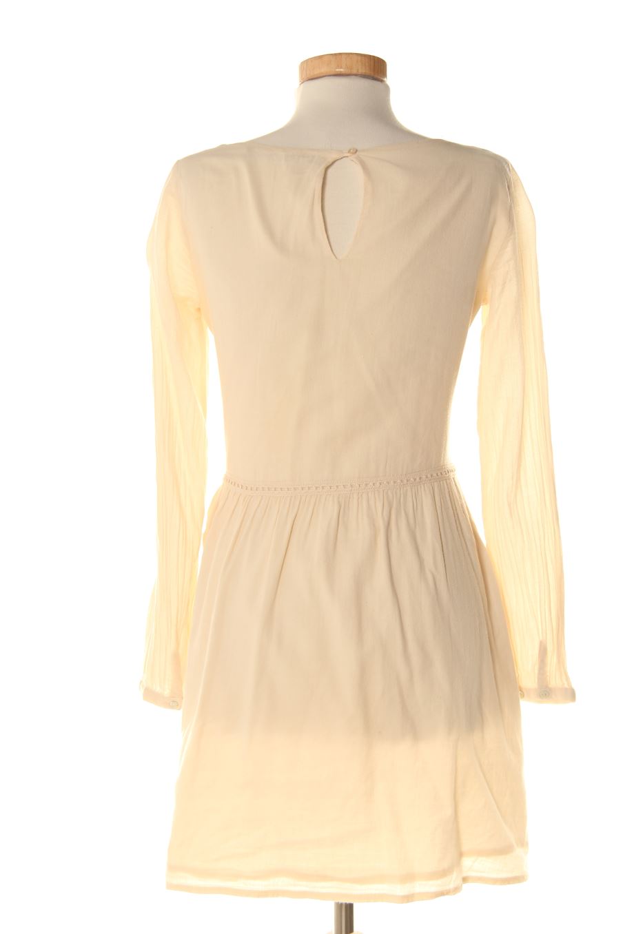 Einfaches Kleid von Trafaluc Größe S, Farbe Beige, für