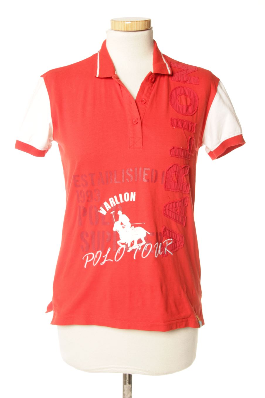 Polo de Varlion de la talla M, de color rosso
