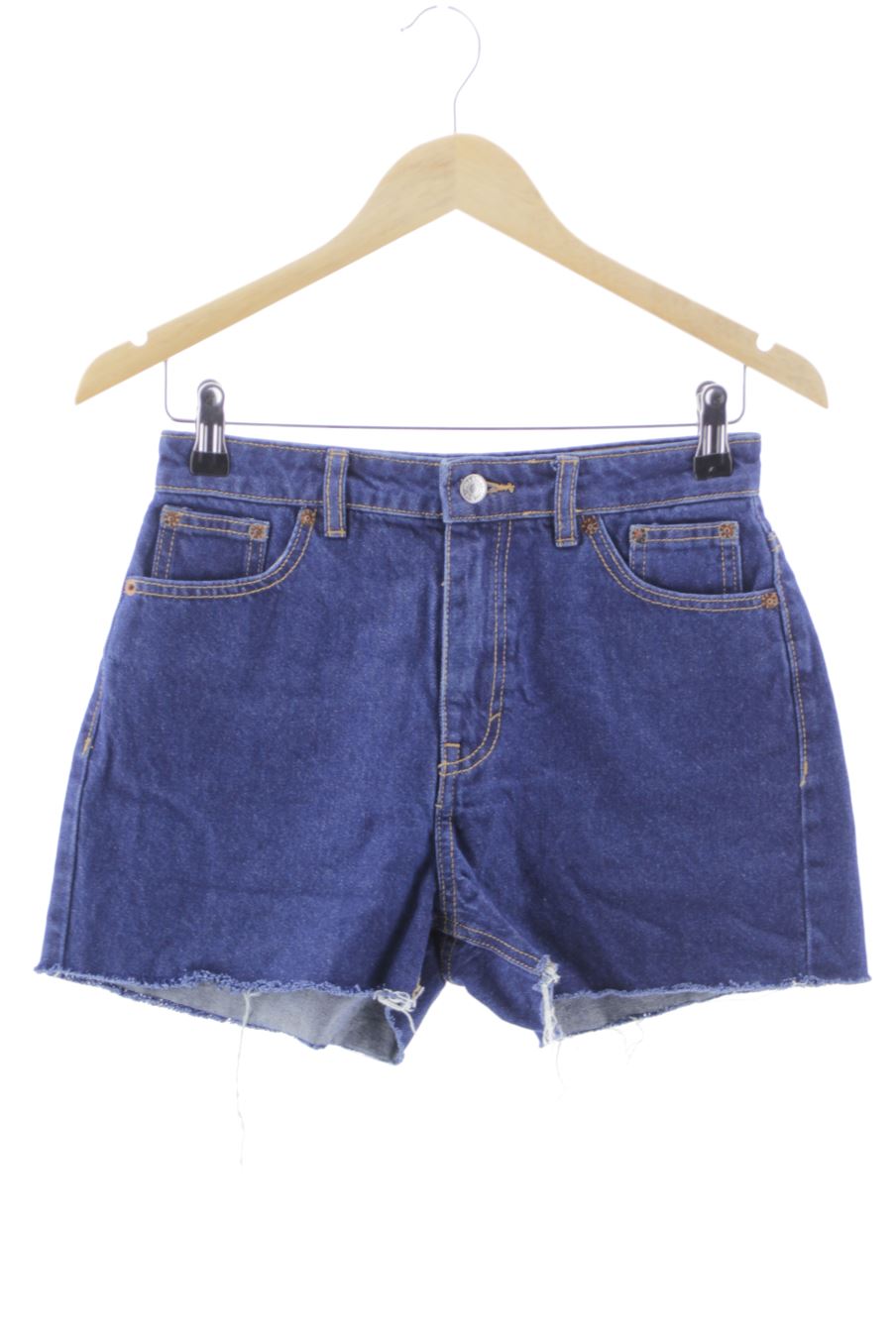 Pantalones cortos de Pull & Bear de la talla 36, de color azul de ropa vaquera