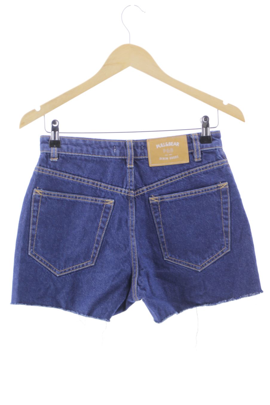 Pantalones cortos de Pull & Bear de la talla 36, de color azul de ropa vaquera
