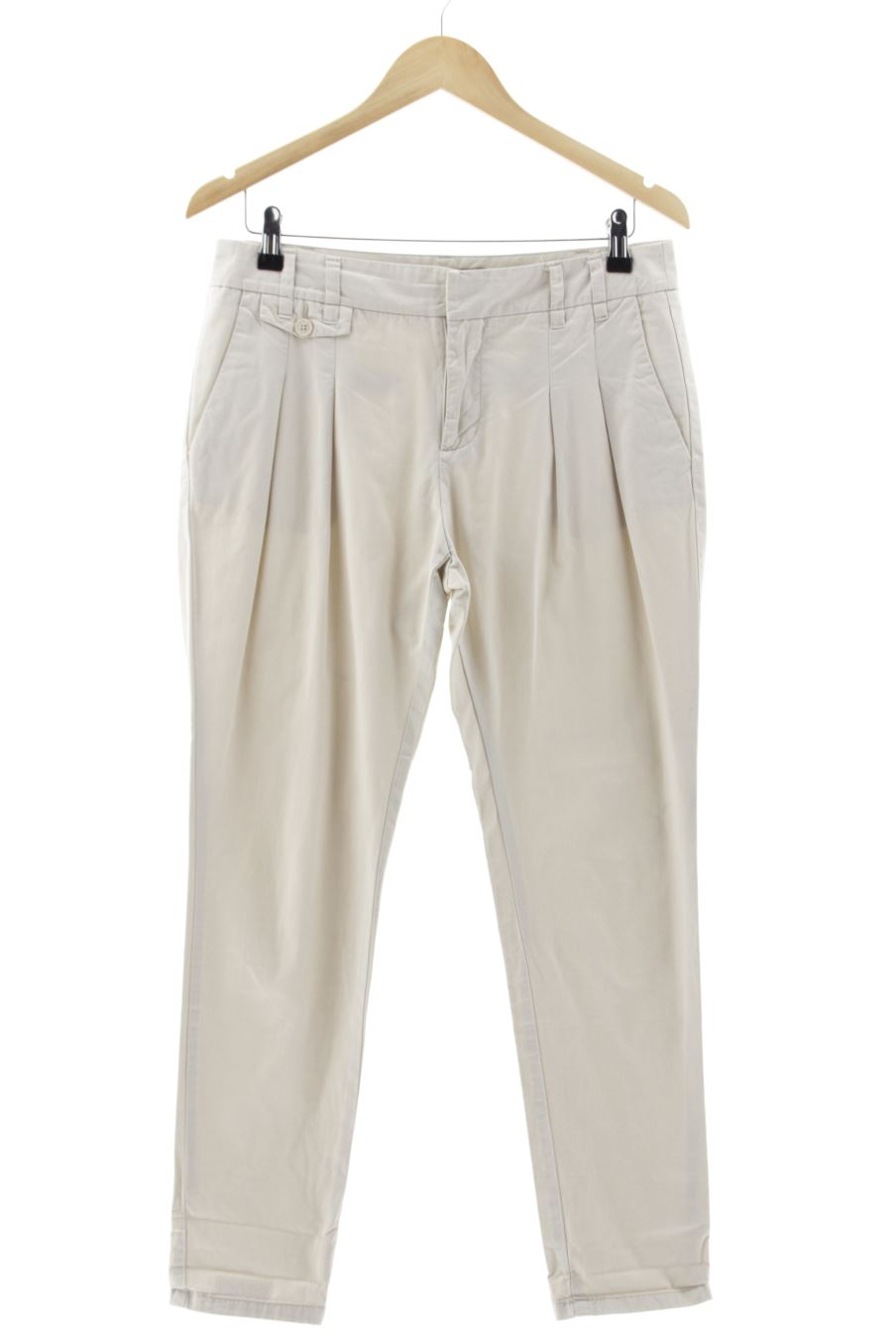Pantalon Zara de la taille S, de couleur beige