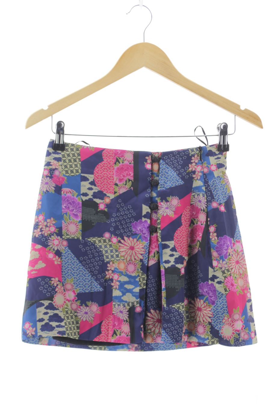 Falda de Zara de la talla XS, de color flores