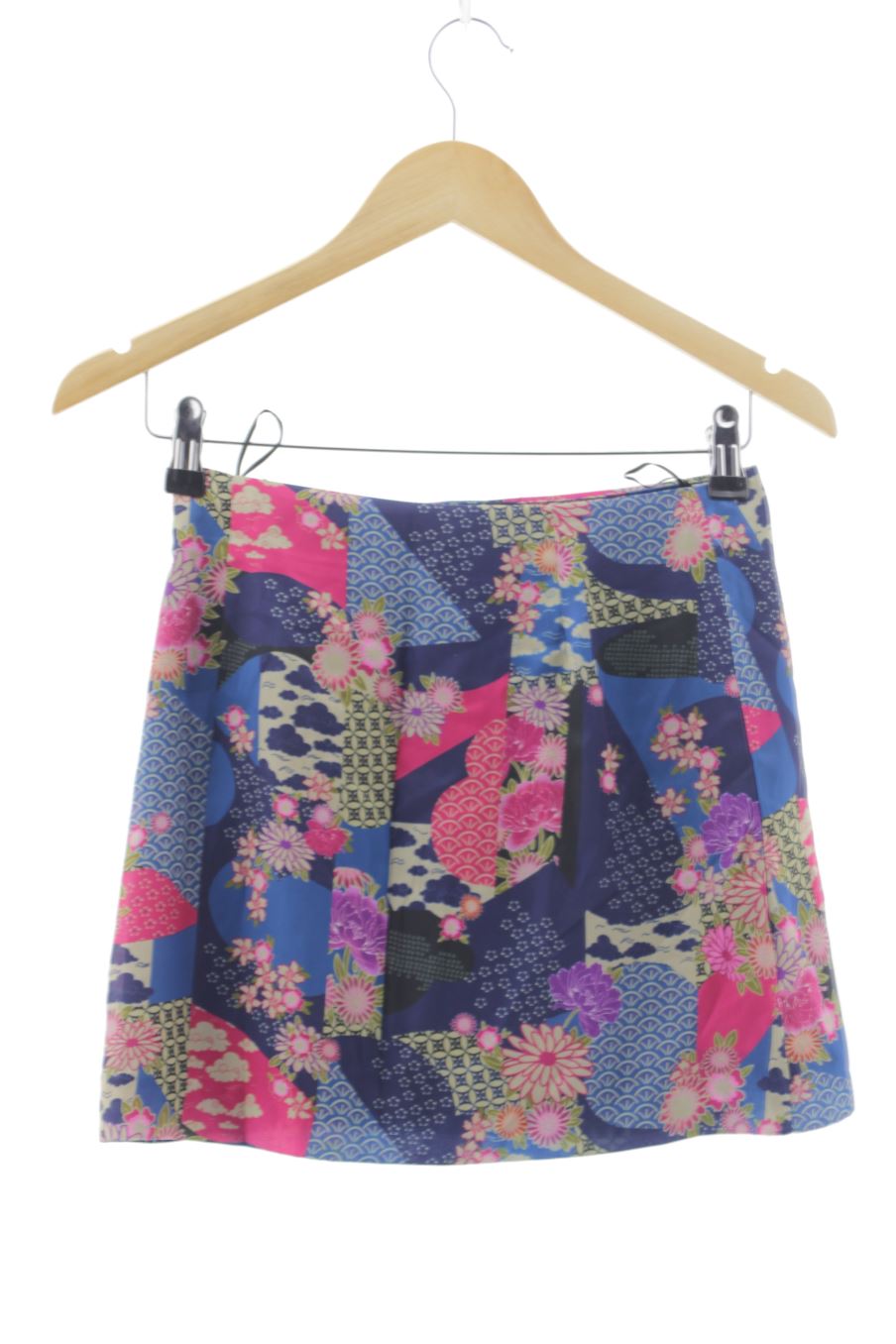 Falda de Zara de la talla XS, de color flores