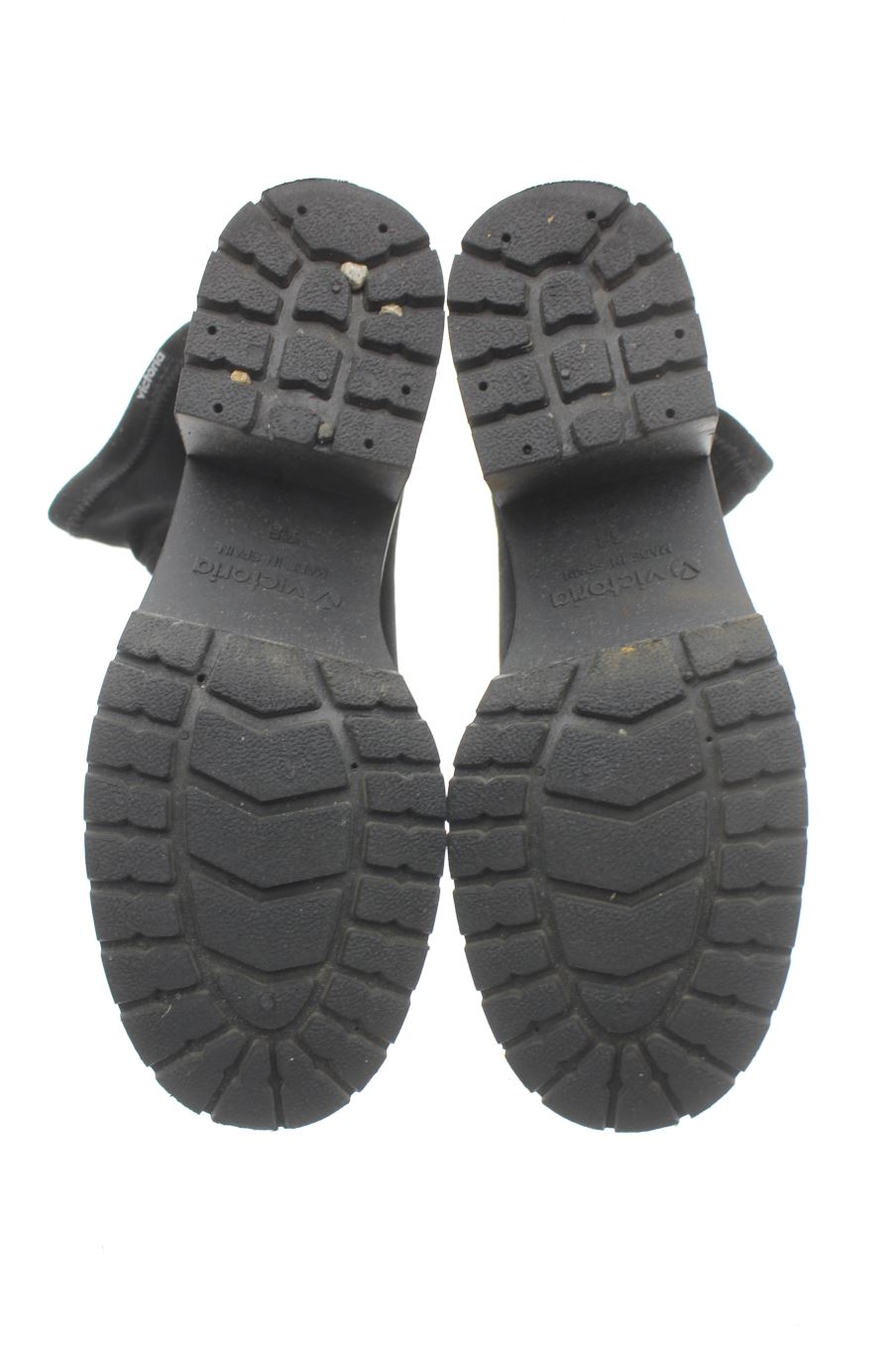 Botines de Victoria de la talla 38, de color negro de
