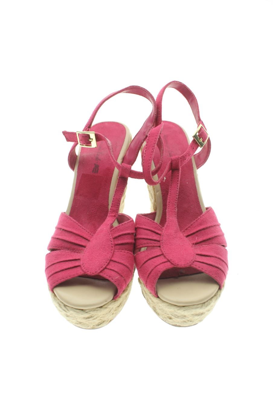 Sandalias tacon de American Eagle de la talla 37, de color rosa de