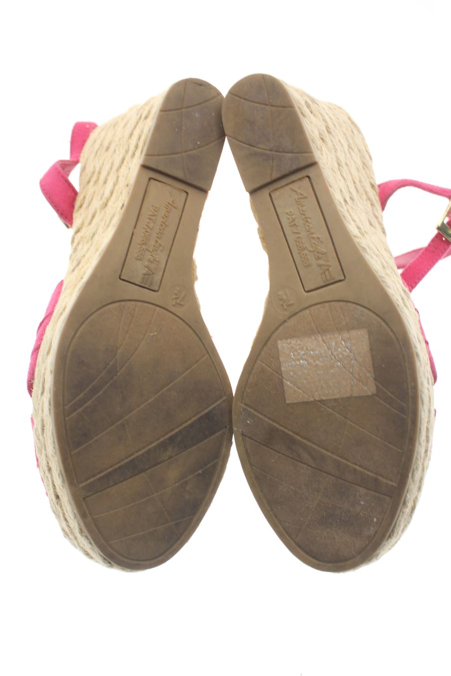 Sandalias tacon de American Eagle de la talla 37, de color rosa de
