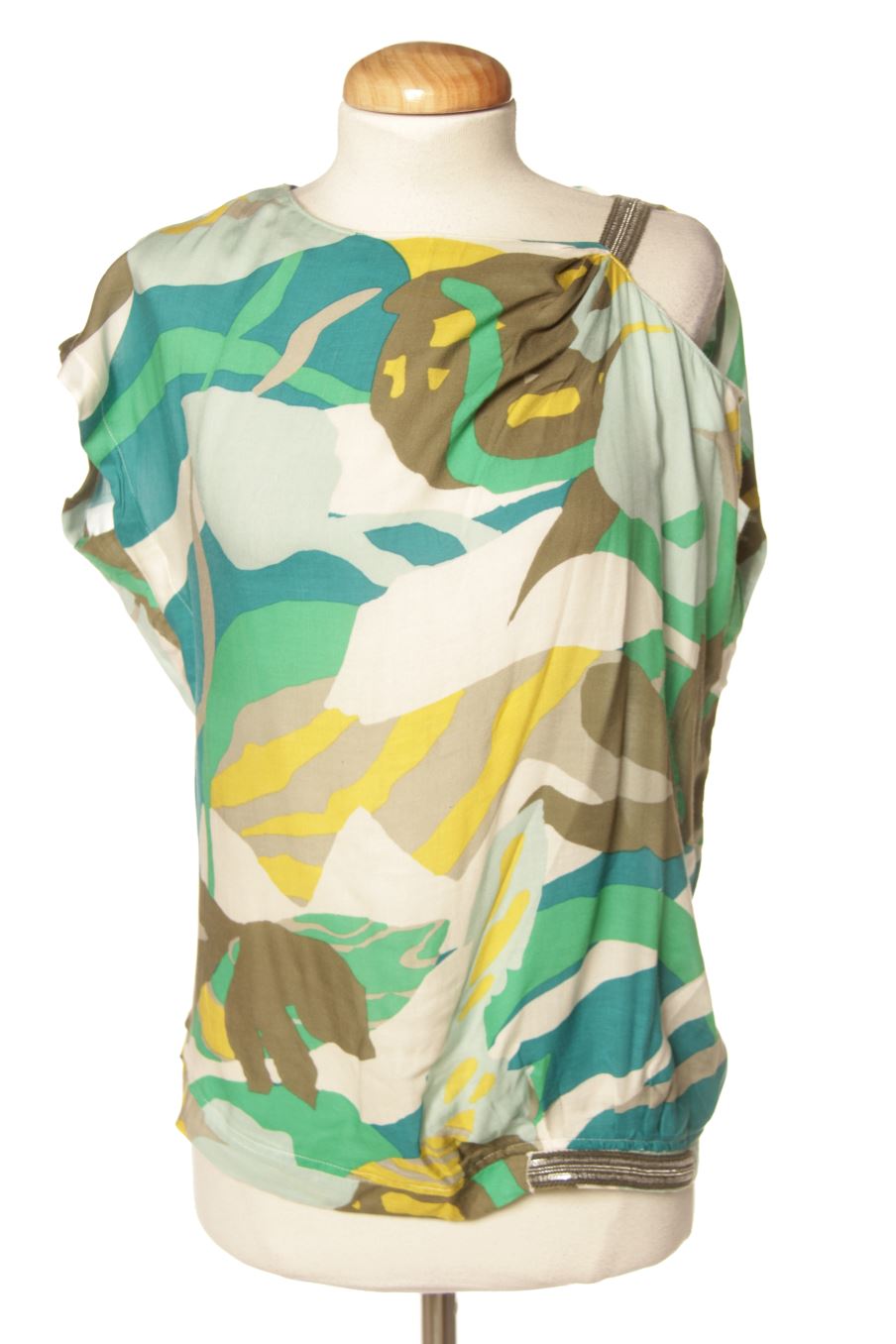 Blusa de manga corta de Trend de la talla 36, de color estampado