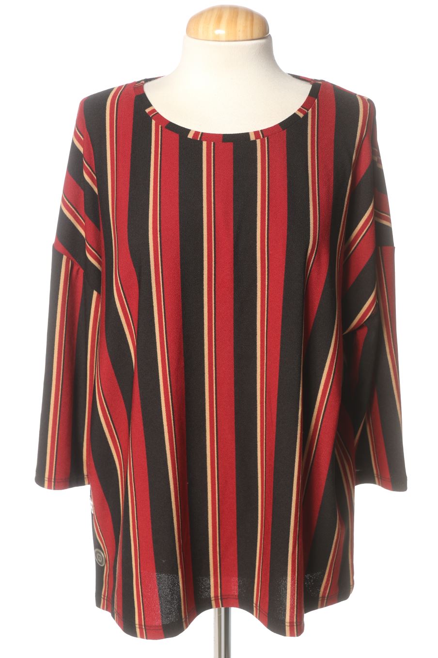 Blusa a maniche corte de Encuentro de la talla M, de color righe