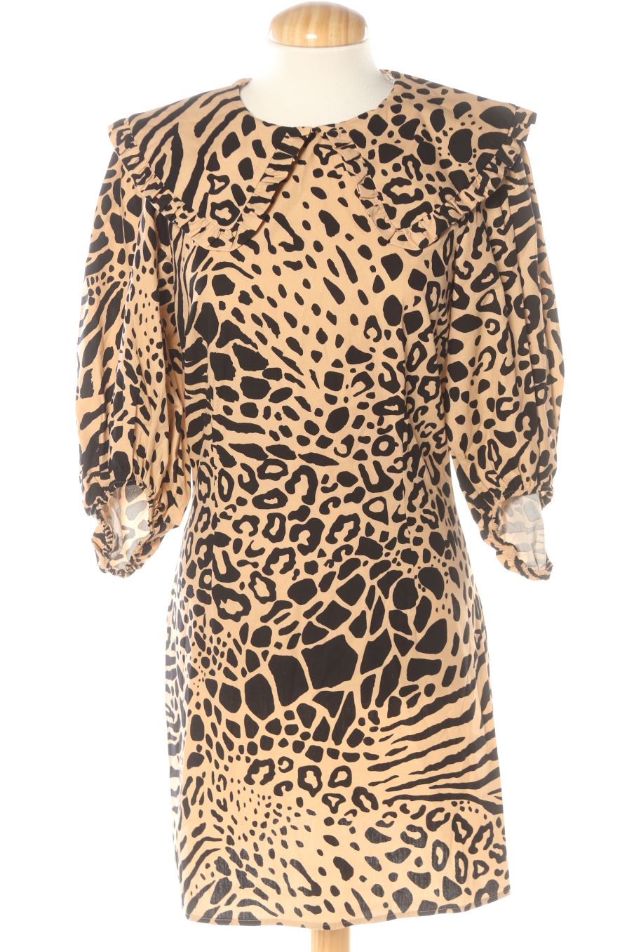 Vestido casual de Mango de la talla XS, de color animal print