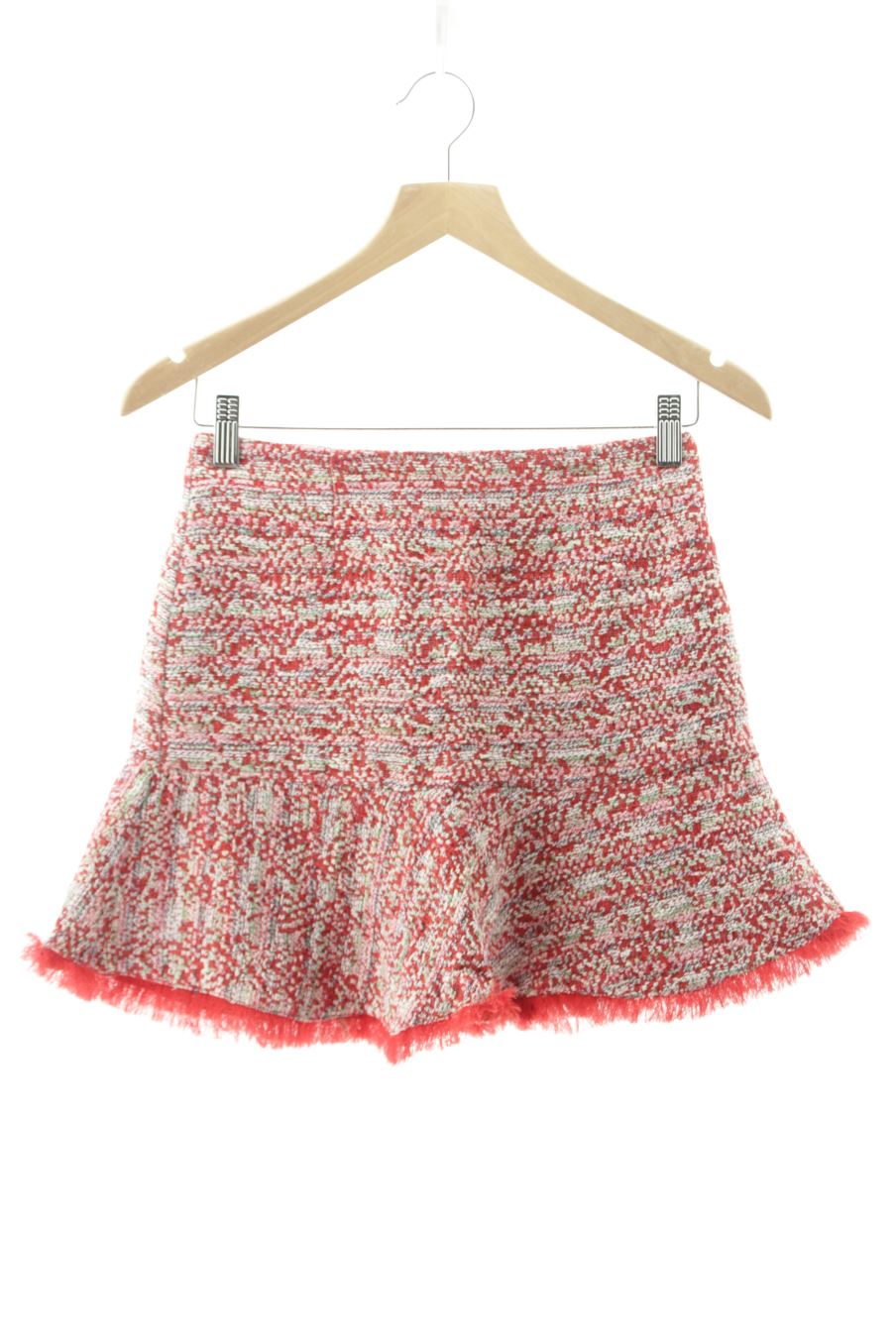 Jupe Zara de la taille XS, de couleur rouge