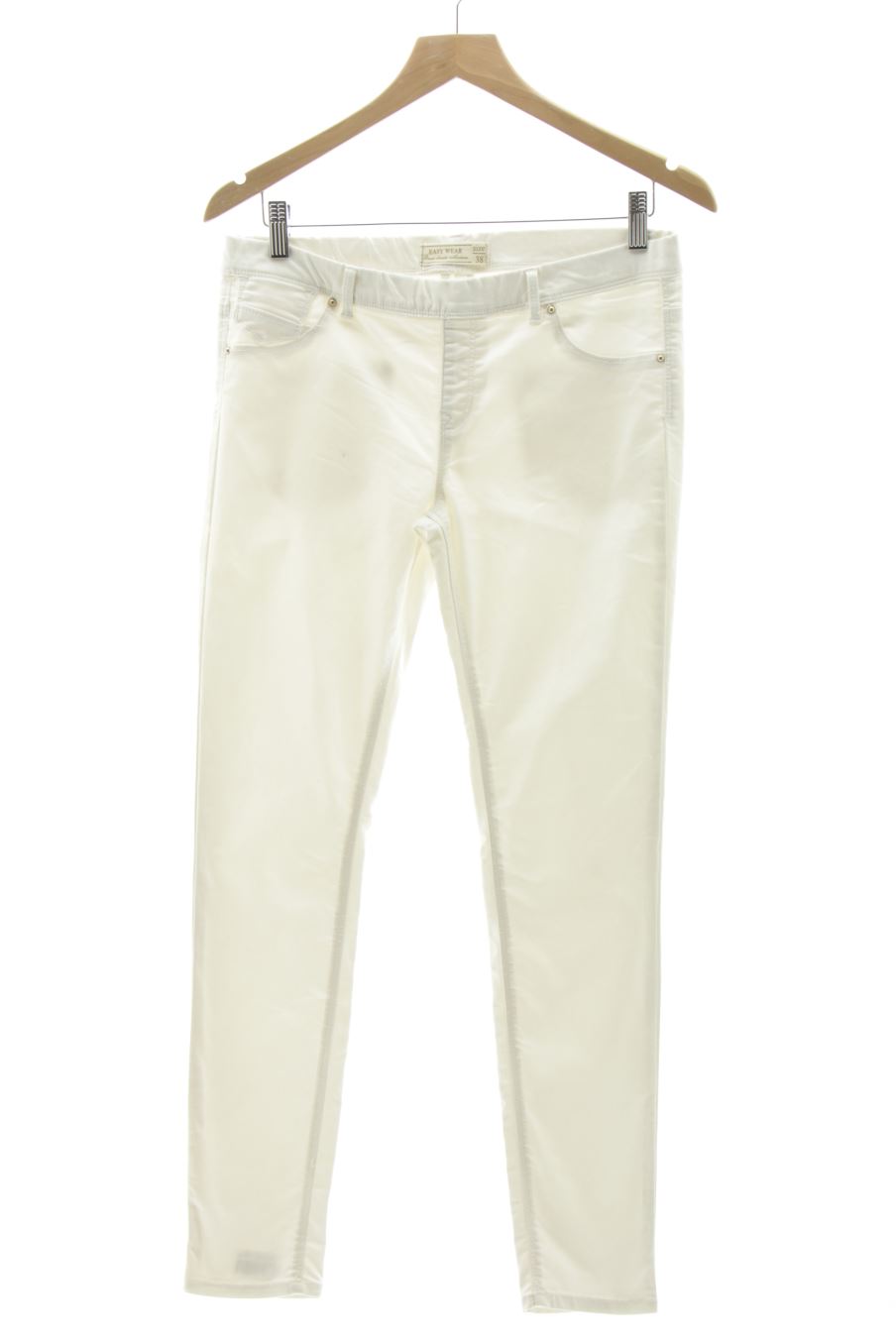 Pantaloni casual de Easy wear de la talla 38, de color bianco