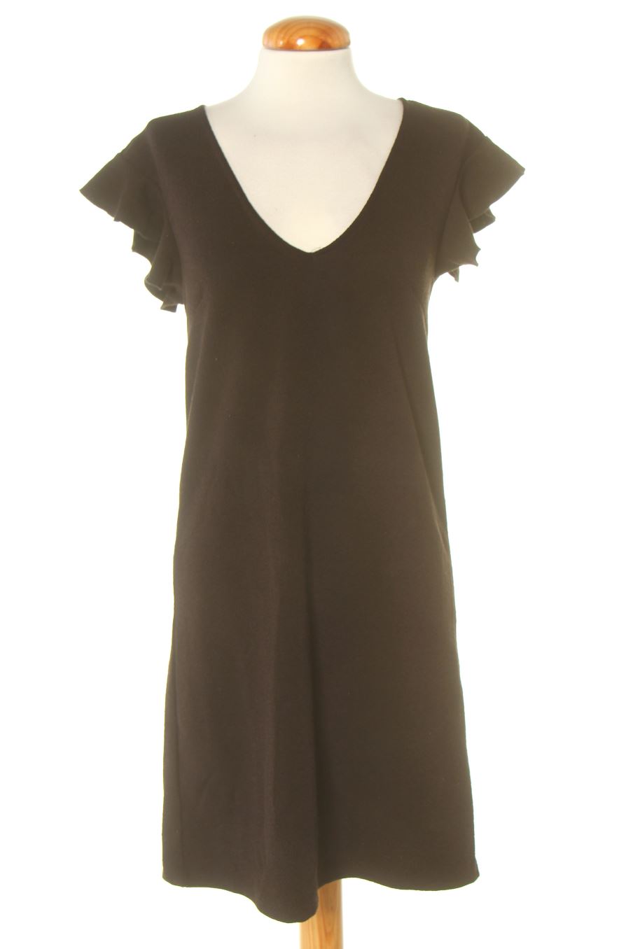 Vestido casual de Mango de la talla S, de color negro
