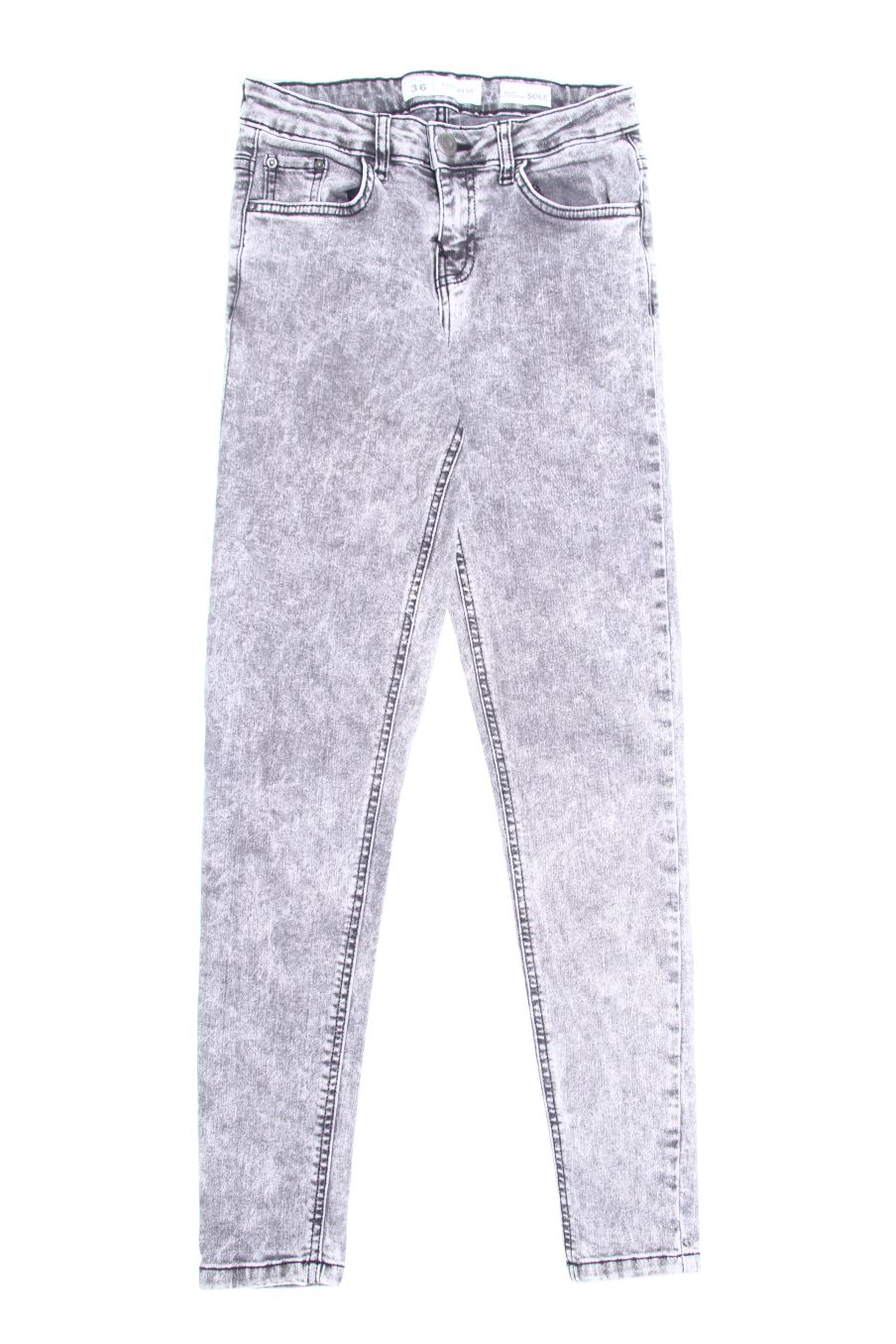Jeans Easy wear de la taille 36, de couleur gris de denim