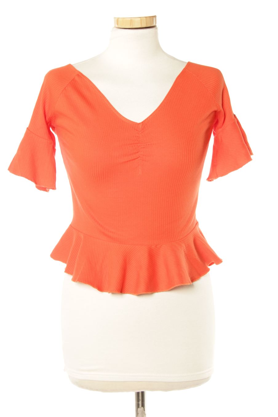 Top Mango de la taille S, de couleur orange