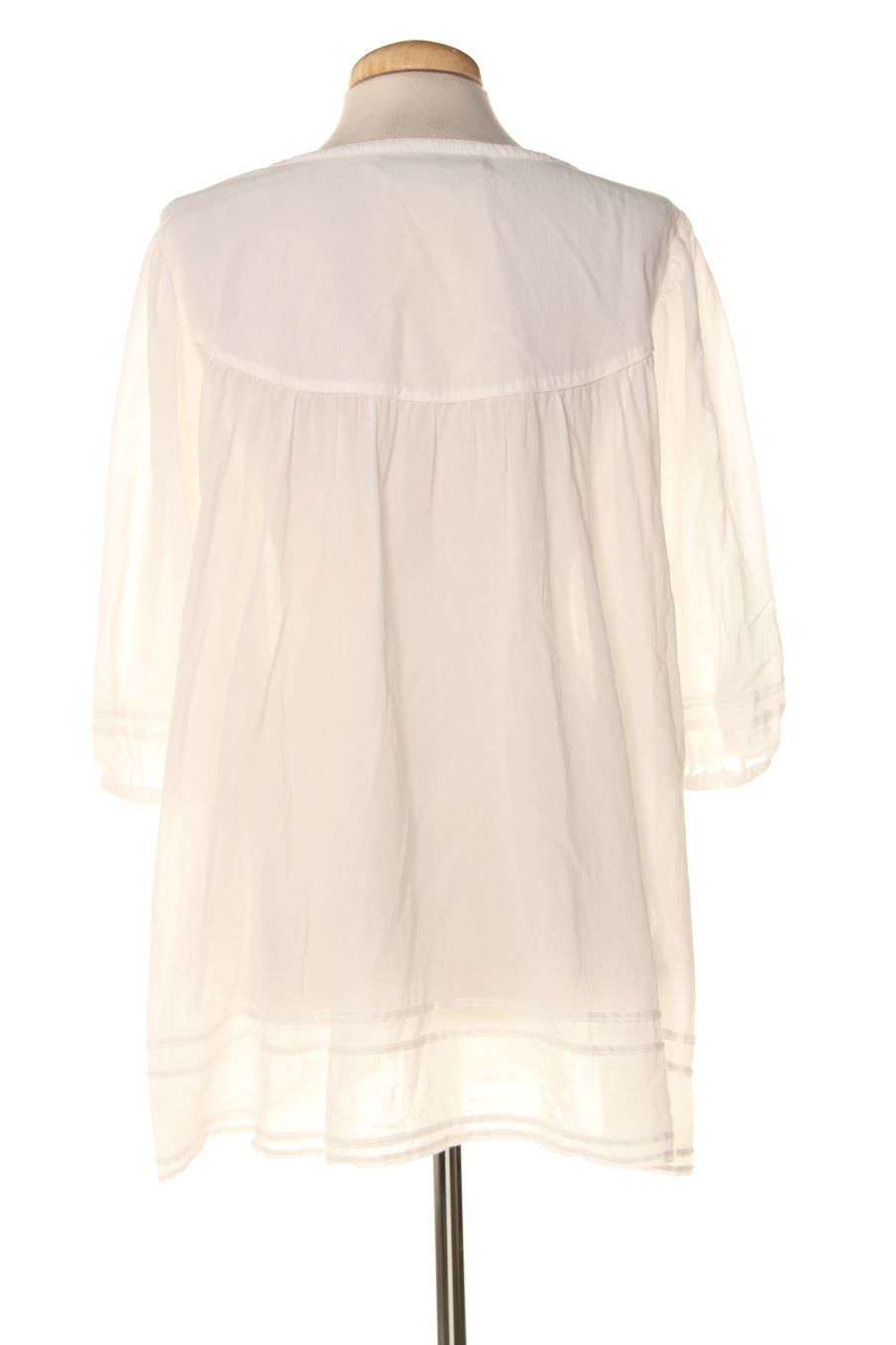 Blouse à manches courtes Comptoir des Cotonniers de la taille 44, de couleur blanc