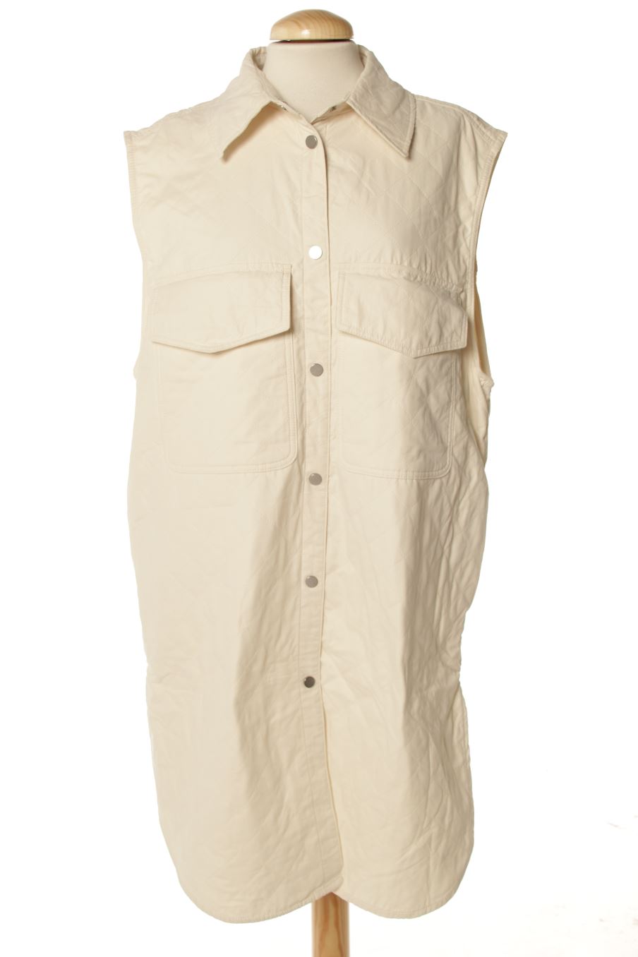 Veste sans manches H&M de la taille M, de couleur blanc