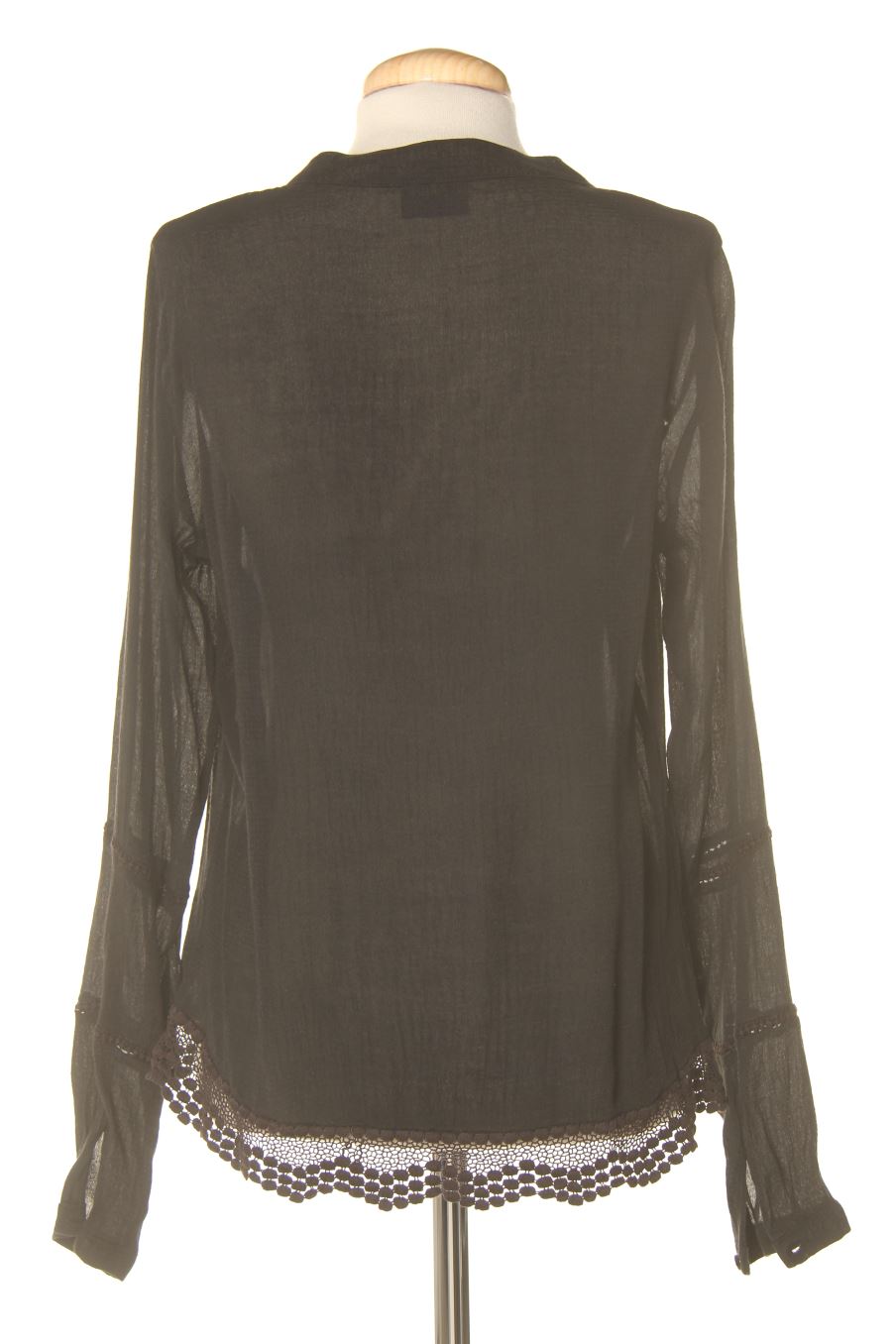Blouse à manches longues Vila de la taille S, de couleur noir