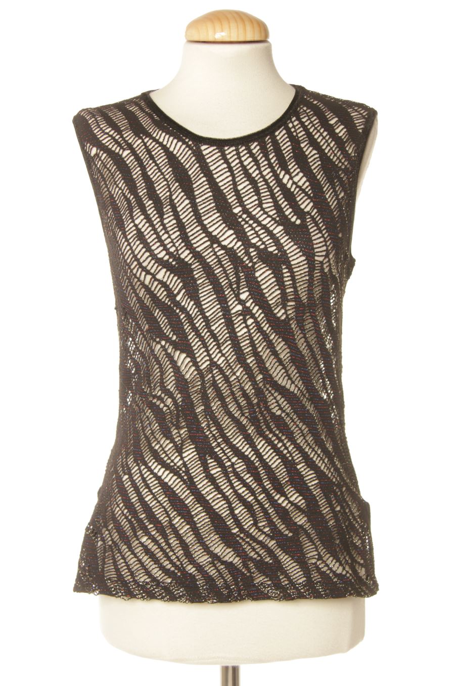 Top de Zara de la talla M, de color estampado
