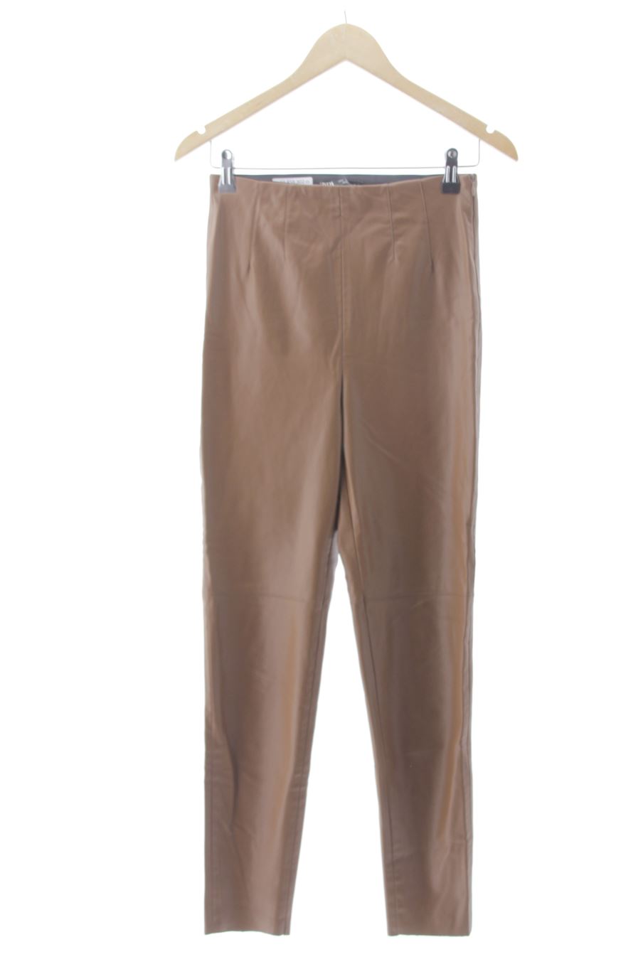 Pantalón de Zara de la talla S, de color marrón