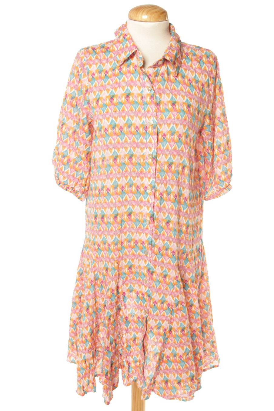 Vestido casual de Cortefiel de la talla S, de color estampado