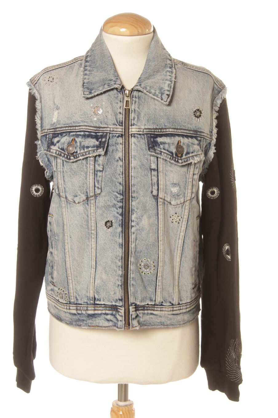 Blouson Desigual de la taille M, de couleur bleu de denim