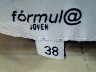 Pantalon Fórmula Joven de la taille 38, de couleur marron