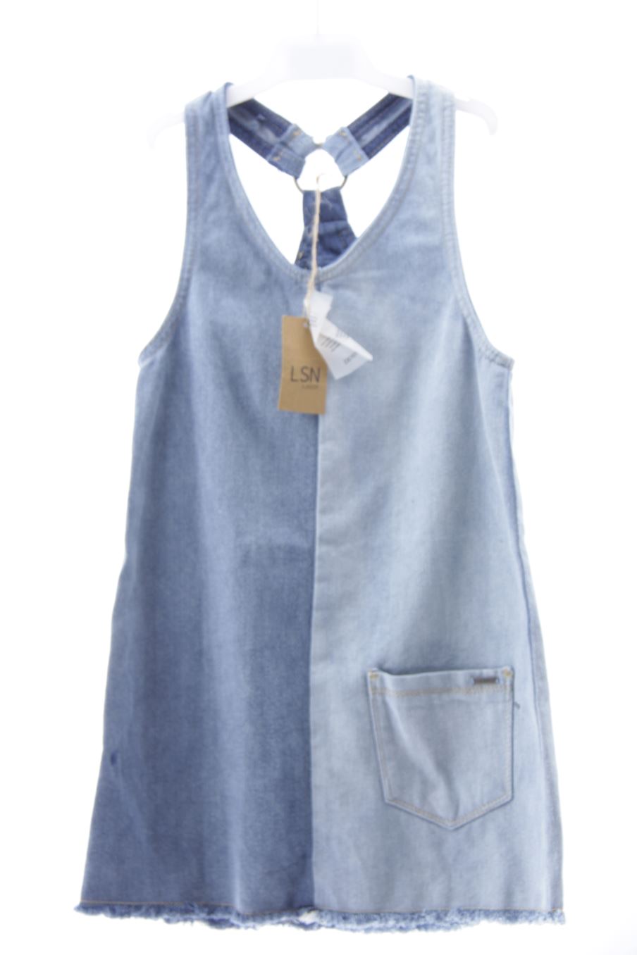 Vestido sport de Losan de la talla 8 años de denim con etiqueta