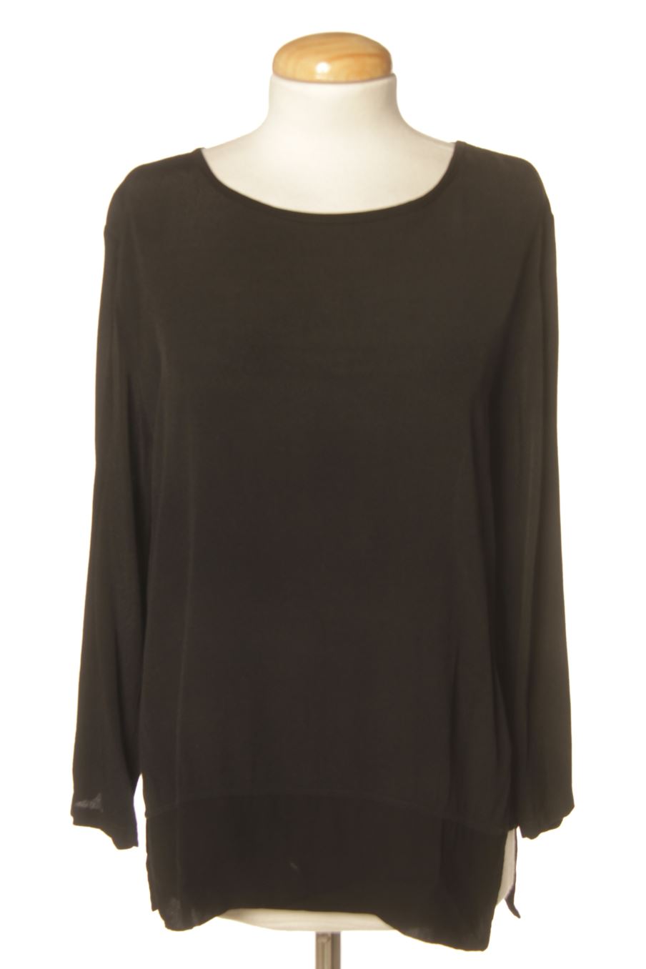 Blusa de manga larga de Trucco de la talla L, de color negro