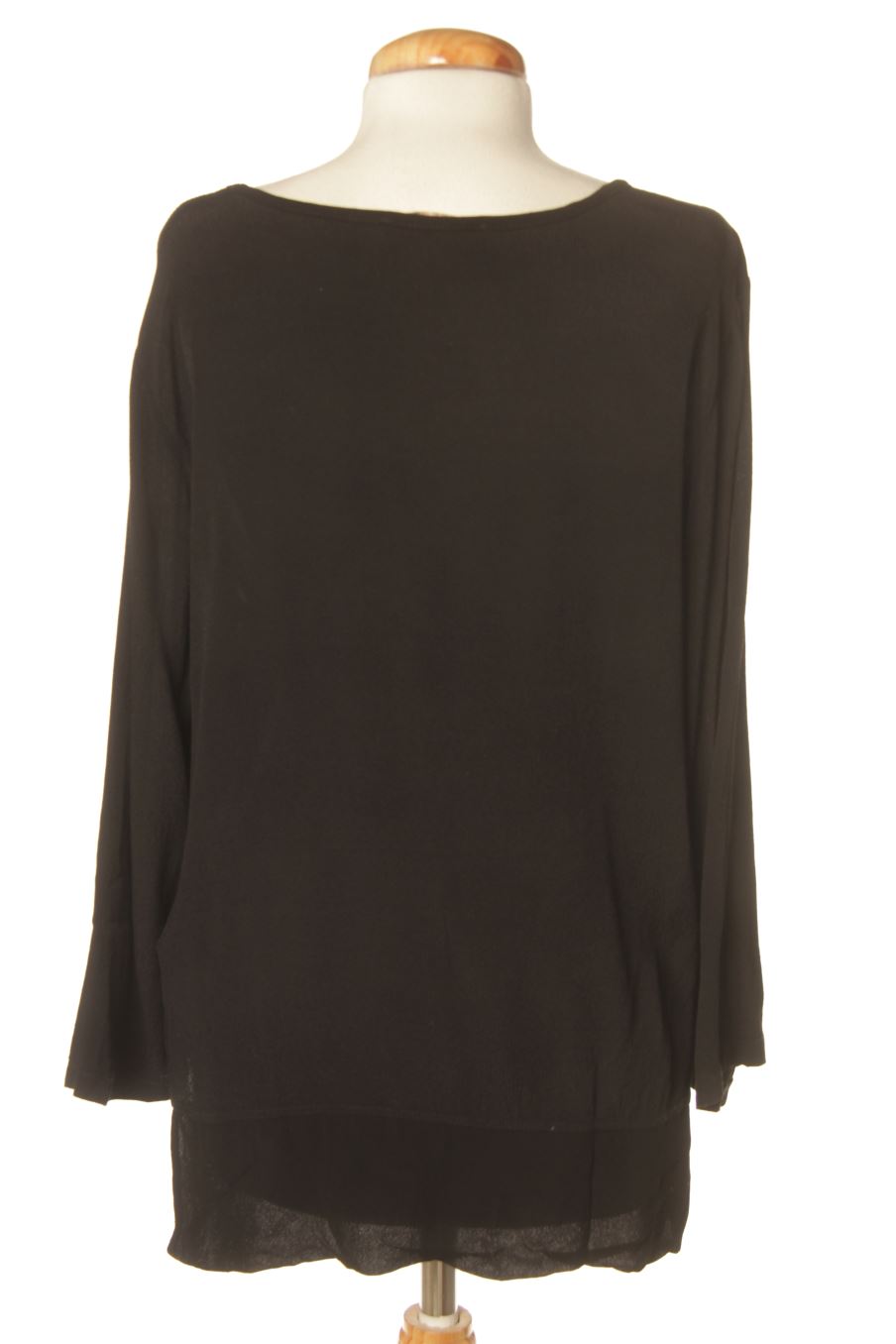 Blusa de manga larga de Trucco de la talla L, de color negro