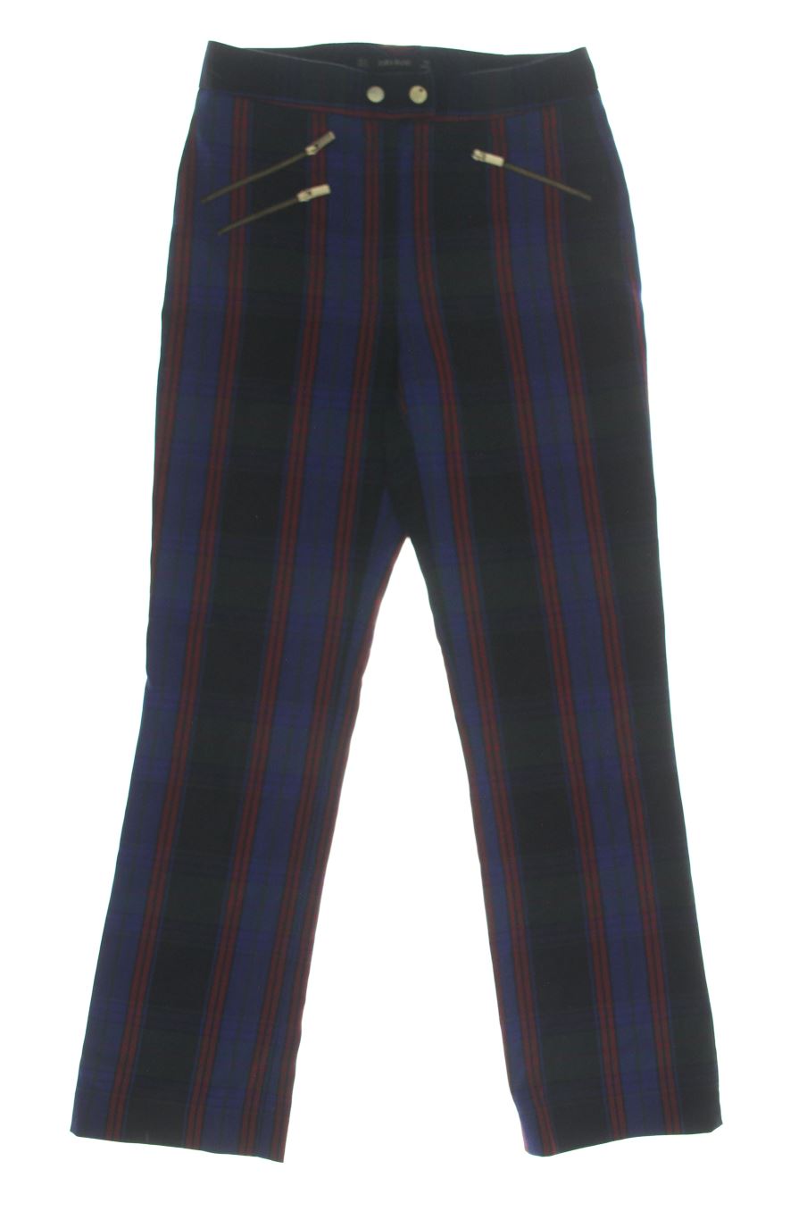 Hose von Zara Größe XS, Farbe Kariert, für