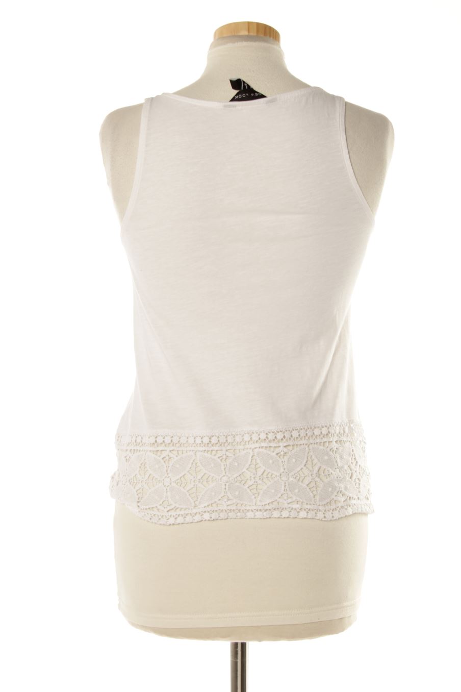 Camiseta sin mangas de new look de la talla 34, de color blanco