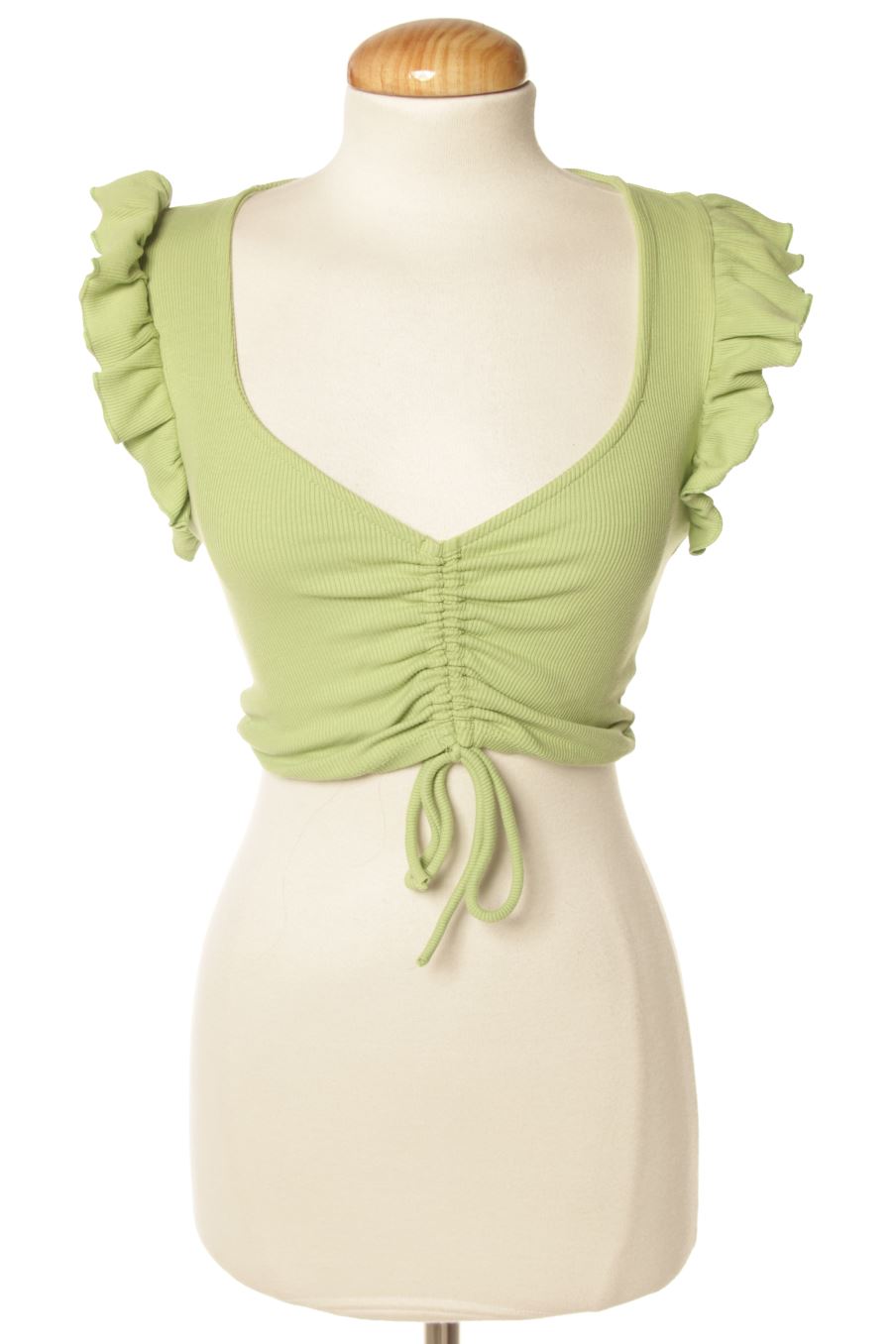 Top Zara de la taille S, de couleur vert