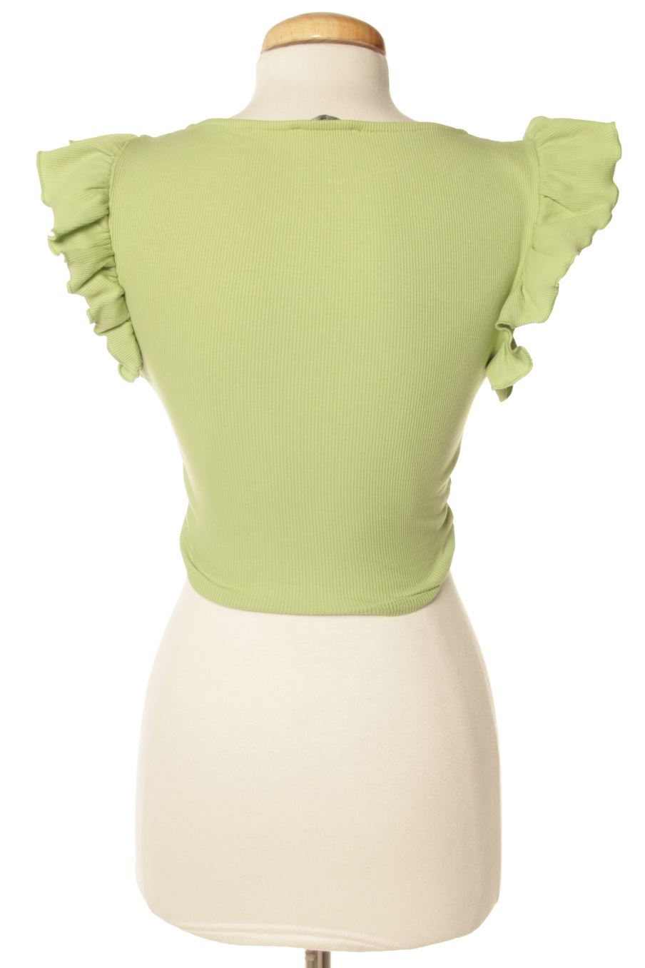 Top Zara de la taille S, de couleur vert