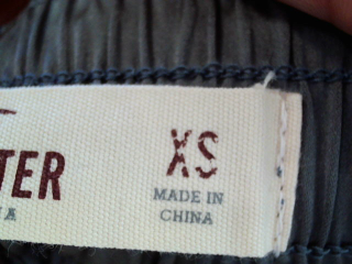 Casual Hose von Hollister Größe XS, Farbe Grau, für