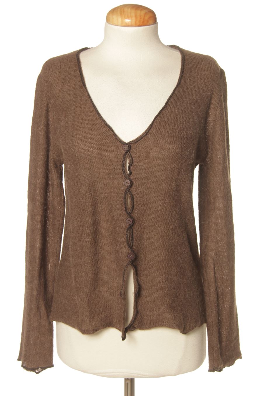 Gilet Zara de la taille S, de couleur marron