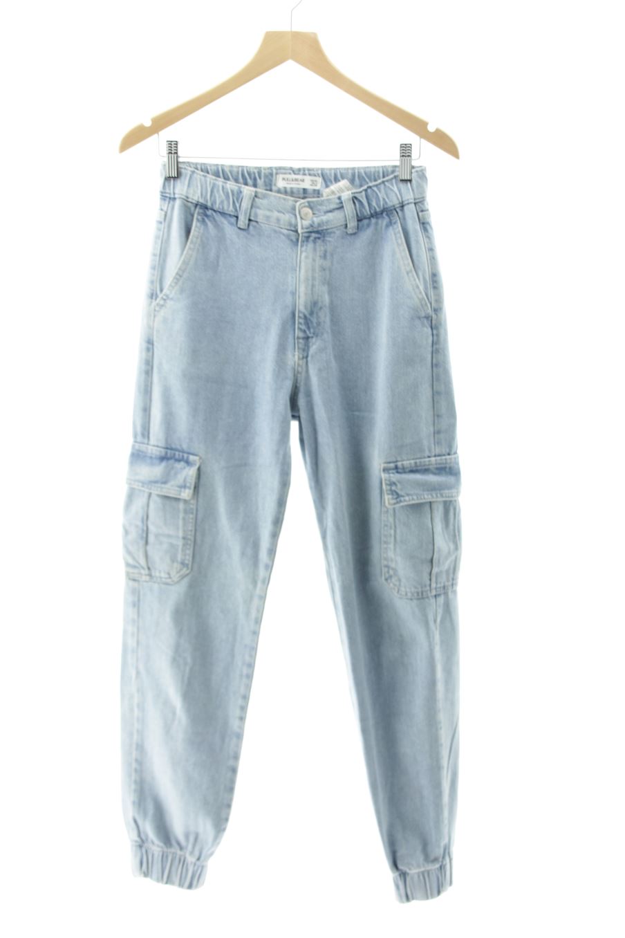 Jeans de Pull & Bear de la talla 34, de color blu