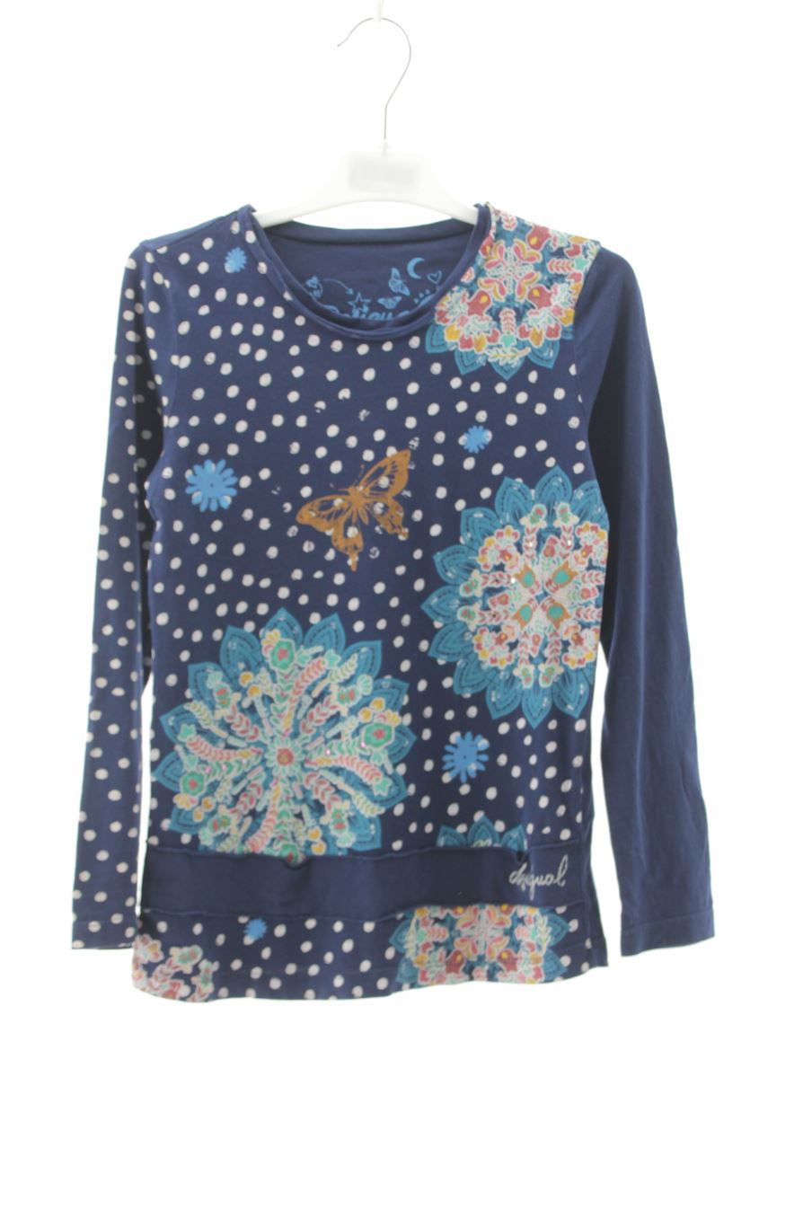 gebraucht Desigual Langärmeliges T-shirt Größe 134