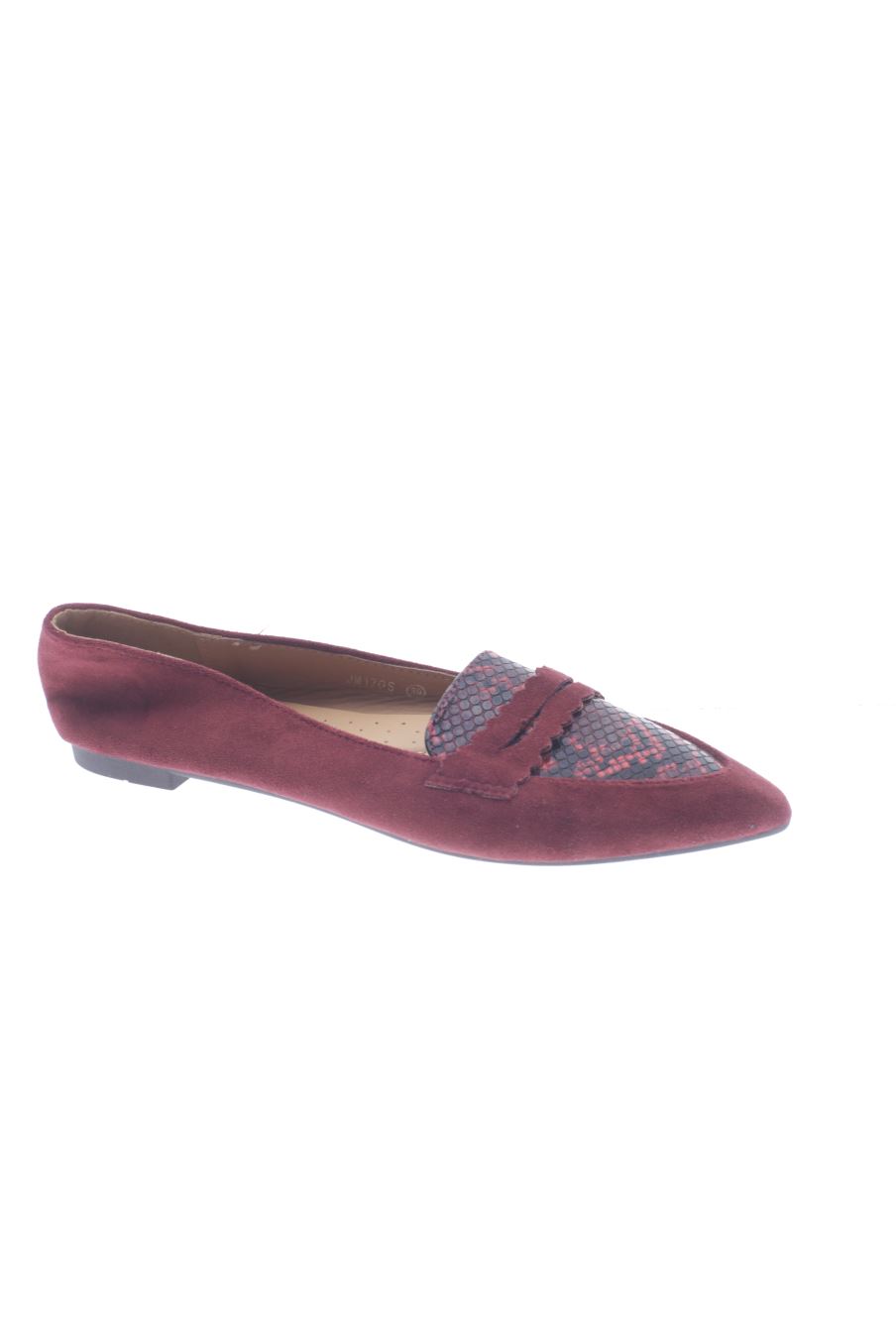 Chaussures plates de ANNALISA de la taille 39, de couleur bordeaux de